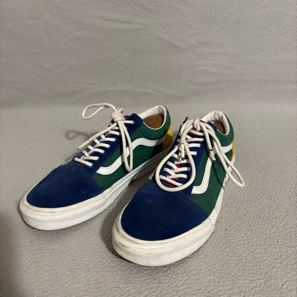 Vans Old Skool “Yatch Club” Suede Colorful Men's Sneakers sz 9.5 / Women’s sz 11 - Picture 2 of 7